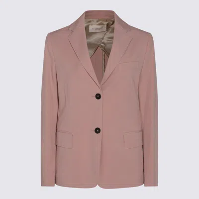 MONTEDORO MONTEDORO PINK COTTON CASUAL JACKET