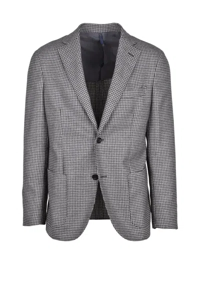 Montedoro Rounded Blazer Jacket - Grey In Gray
