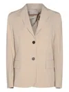 Montedoro Beige Cotton Casual Jacket In Neutrals