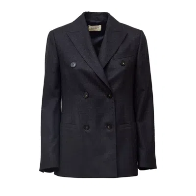 Montedoro Terrie Double-breasted Blazer In Blue