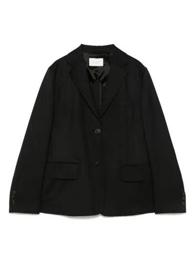 Montedoro Wool Blazer In Black