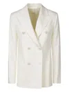 Montedoro Wool Blazer In White