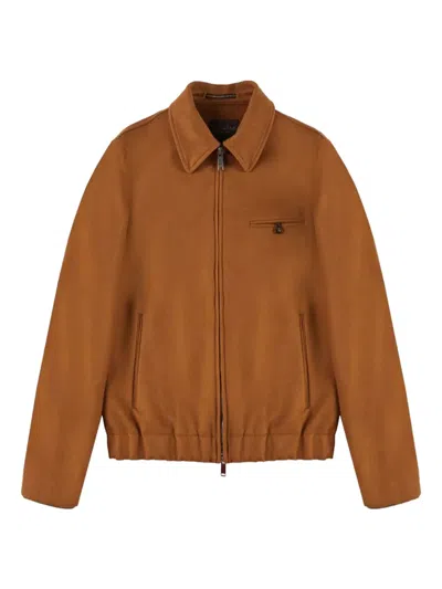 MONTEDORO ZIP-FASTENING SHIRT JACKET