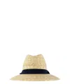 Montegallo "lady Fedora" Rafia Hat In Neutral