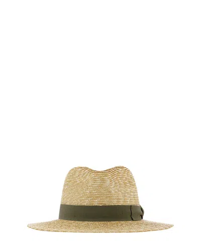 Montegallo Rafia Hat In Neutral