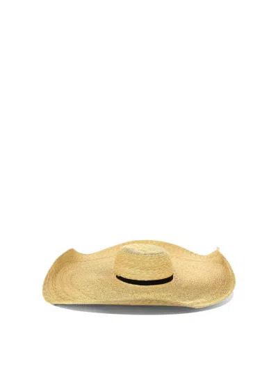 MONTEGALLO MONTEGALLO "ROSSELLA" STRAW HAT