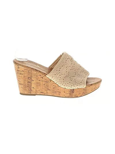 Pre-owned Montego Bay Club Wedges In White