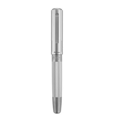 Montegrappa Aluminium 007 Special Issue Fountain Pen In Silver