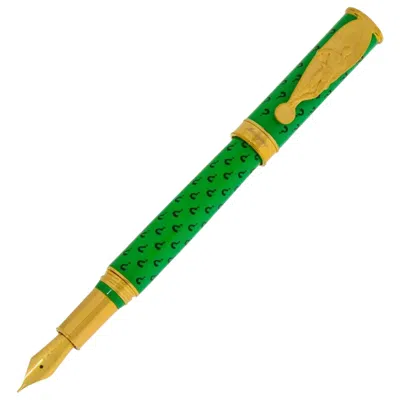 Montegrappa Dc Comics Heroes And Villains Riddler Pen In Green