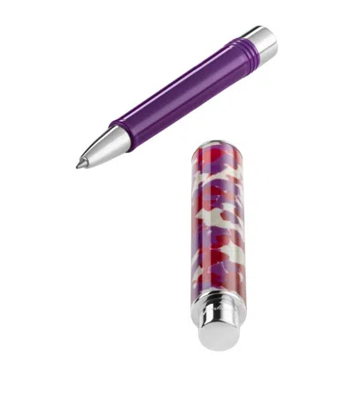 Montegrappa Gnomo Obsession Rollerball Pen In Purple