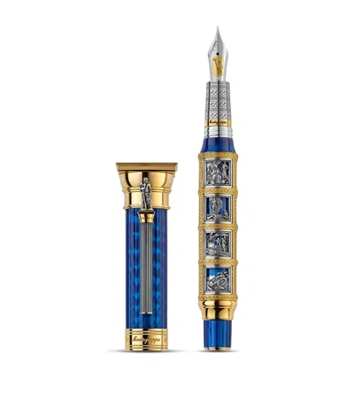 Montegrappa Odyssey Chapter Ii Fountain Pen In Blue