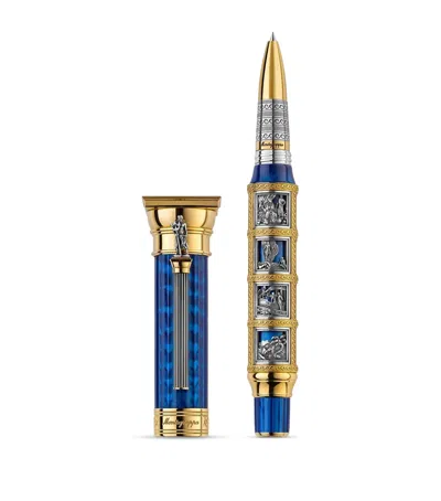 Montegrappa Odyssey Chapter Ii Fountain Pen In Blue