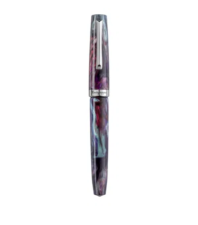 Montegrappa Stainless Steel Venetia Tarvisium Fountain Pen In Multi