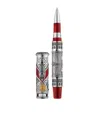 Montegrappa Sterling Silver Dracula Rollerball Pen In Multi