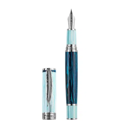 Montegrappa Wild Arctic Fountain Pen In Blue