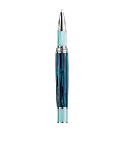 Montegrappa Wild Arctic Rollerball Pen In Blue