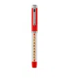 Montegrappa Yellow-gold Trim Scarabeo Fountain Pen In Orange