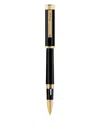 Montegrappa Zero Logo-plaque Rollerball Pen In Black