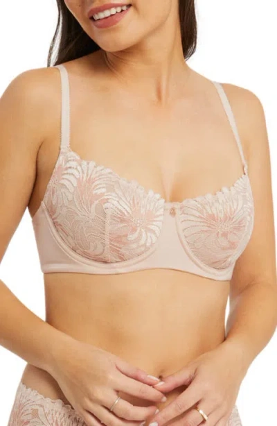 Montelle Intimates Anniversary Flirt Underwire Balconette Bra In Lotus