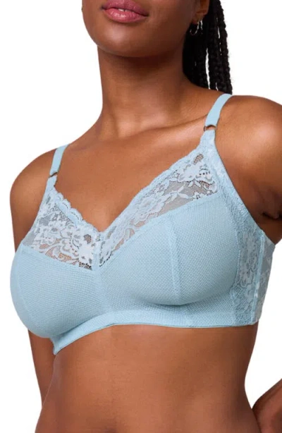 Montelle Intimates Ayla Wireless Bra In Blue