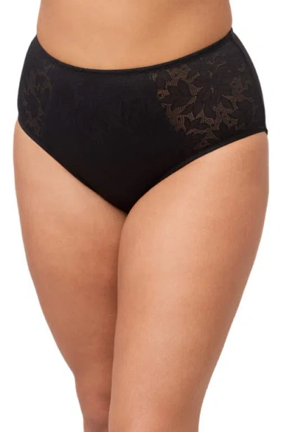 Montelle Intimates Contoure Smoothing Briefs In Black