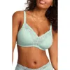 Montelle Intimates Dream Wireless T-shirt Bra In Seafoam