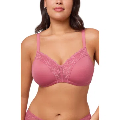 Montelle Intimates Dream Wireless T-shirt Bra In Purple