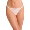 Montelle Intimates Lacy Thong In Chantilly