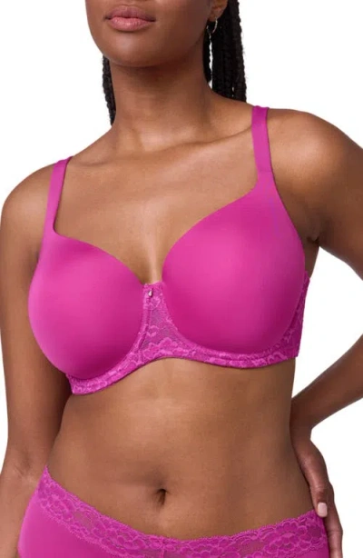 Montelle Intimates Pure Plus Underwire T-shirt Bra In Purple