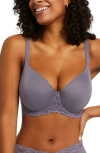 Montelle Intimates Pure Plus Underwire T-shirt Bra In Purple Cloud