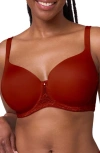 Montelle Intimates Pure Plus Underwire T-shirt Bra In Red