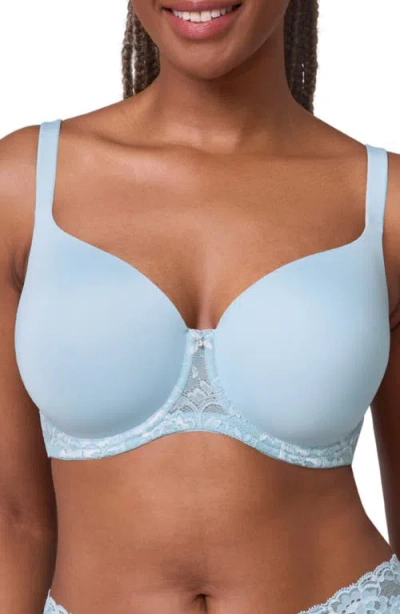 Montelle Intimates Pure Plus Underwire T-shirt Bra In Blue