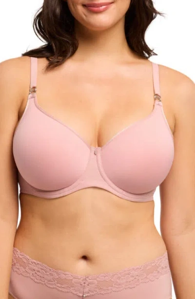 Montelle Intimates Spacer Underwire Bra In Pink