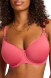 Montelle Intimates Spacer Underwire Bra In Spiced Coral