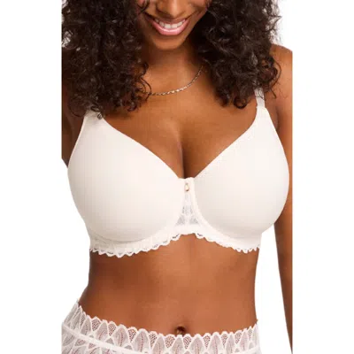 Montelle Intimates Sublime Lace Spacer Underwire Bra In White