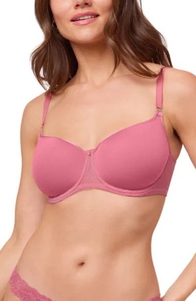 Montelle Intimates Underwire Spacer Balconette Bra In Pink