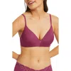 Montelle Intimates Wireless Convertible T-shirt Bra In Cranberry