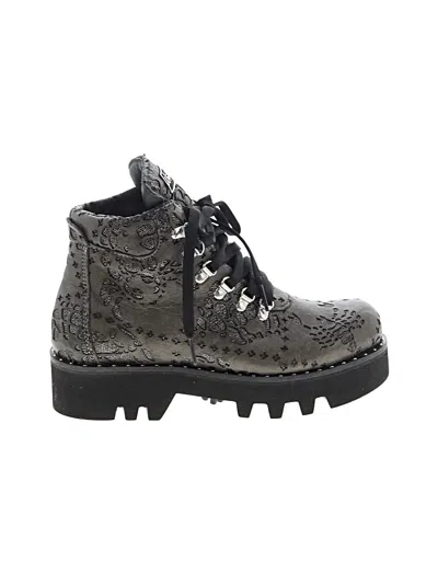 Pre-owned Montelliana Ankle Boots In Gray