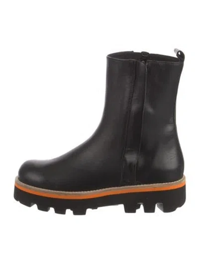Pre-owned Montelliana Leather Boots In Black
