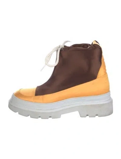 Pre-owned Montelliana Neoprene Snow Boots In Multi