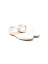 Montelpare Tradition Closed-toe Leather Sandals In White
