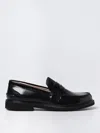 Montelpare Tradition Moccasins In Brushed Leather In Black