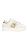 Montelpare Tradition Toddler Girl Sneakers White Size 9c Leather, Textile Fibers In Animal Print