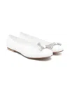 Montelpare Tradition Tresor Ballet Flats In White