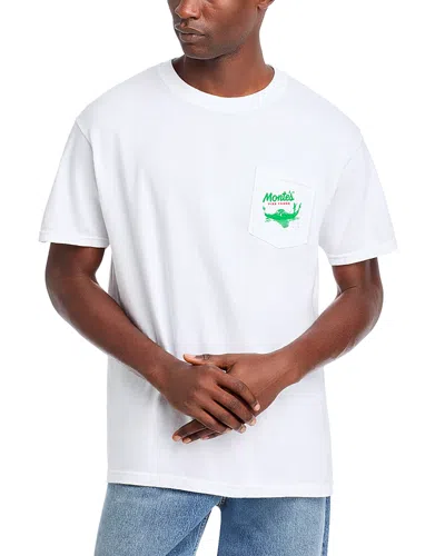 Monte's Fine Foods Enjoy Life, Eat Better T Shirt In White