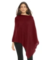 Monticelli Cashmere Essential Pure Cashmere Poncho In Brown