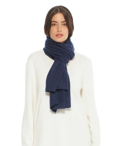 Monticelli Cashmere Pure Cashmere Cloud-soft Scarf In Blue