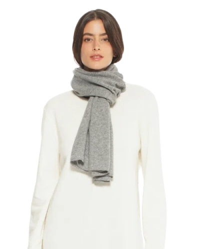 Monticelli Cashmere Pure Cashmere Cloud-soft Scarf In Gray