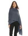 Monticelli Cashmere Pure Cashmere Feather-light Maxi Wrap Stole In Gray