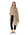 Monticelli Cashmere Pure Cashmere Feather-light Maxi Wrap Stole In Sand